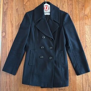 🎉Black Rivet- Double breasted wool pea coat(Size M)🎉